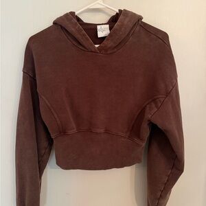 Offline by Aerie cropped hoodie